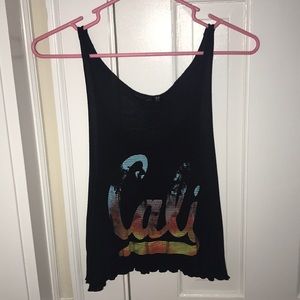 “Cali” Black Tank